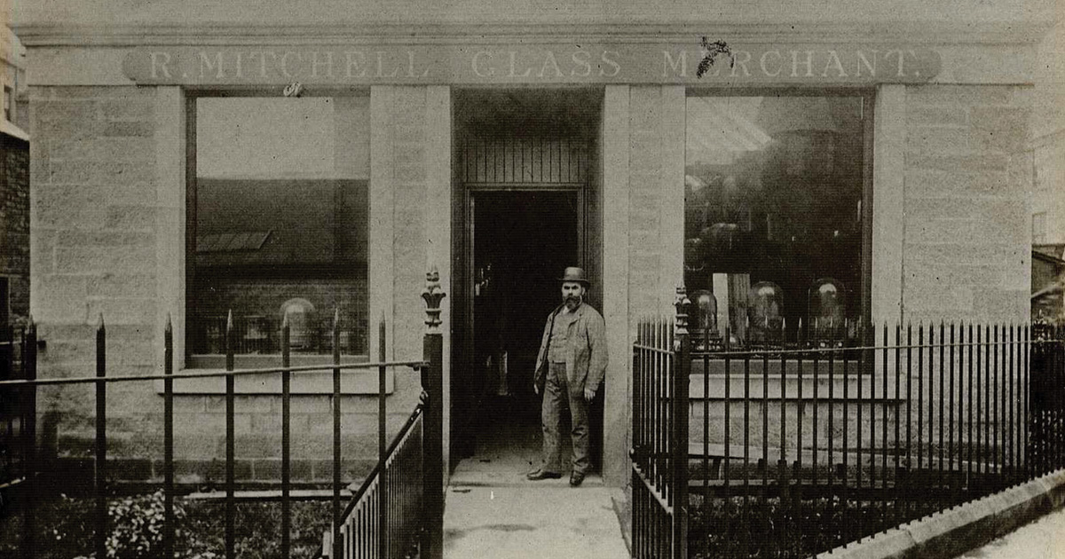 Robert Mitchell outside store copy