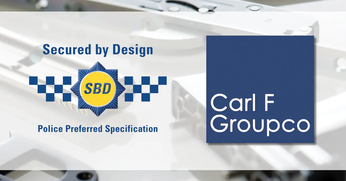 Carl F Groupco Renews Secured By Design Membership